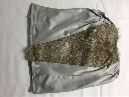 Wild Leopard Fur Hooded Costume – Sexy Halloween Big Tail Dress